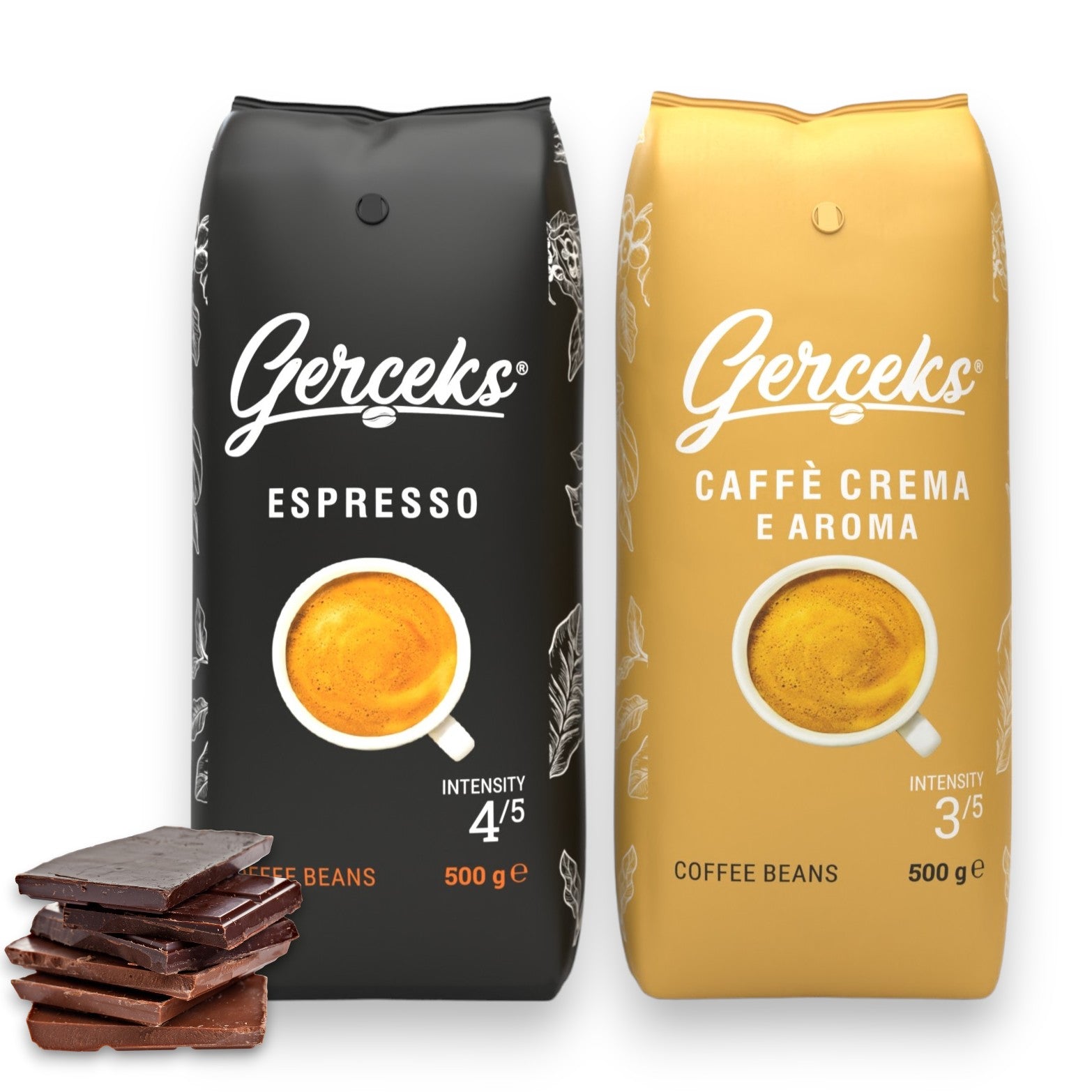 Probierset 1kg Caffè Crema E Aroma & Espresso (2 x 500g)